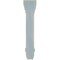 Ekena Millwork 2 1/4"W x 6"D x 10"H Stockport Wood Vintage Decor Bracket, Driftwood Blue BKTWD02X06X10STBU - alternate 2